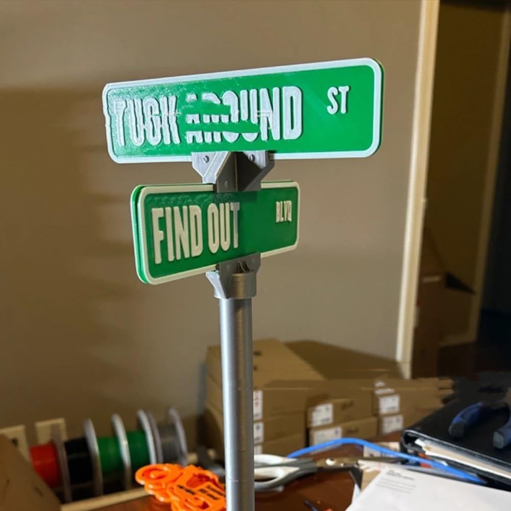 Street Sign Desktop Decor