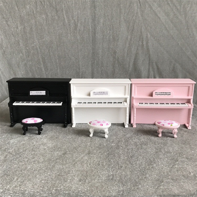 Mini Piano and Stool Model