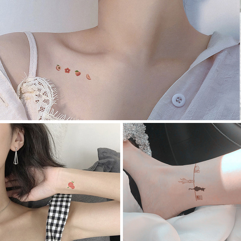 Mini temporary tattoos bundle