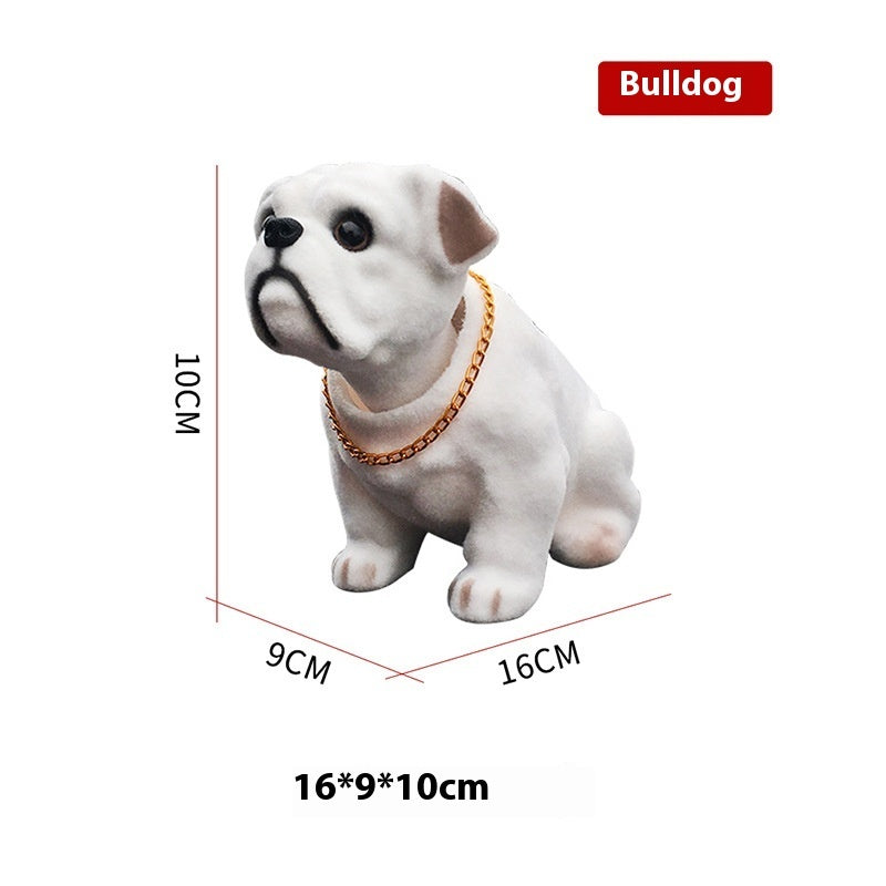 Head-shaking Dog Car Decoration