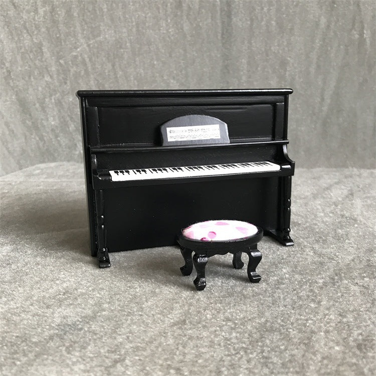 Mini Piano and Stool Model