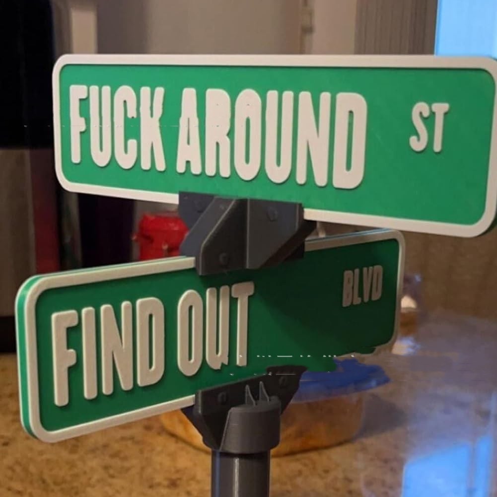 Street Sign Desktop Decor