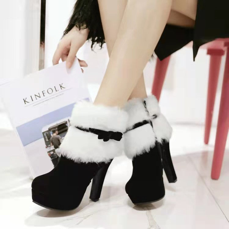 Plush High Heels for HER