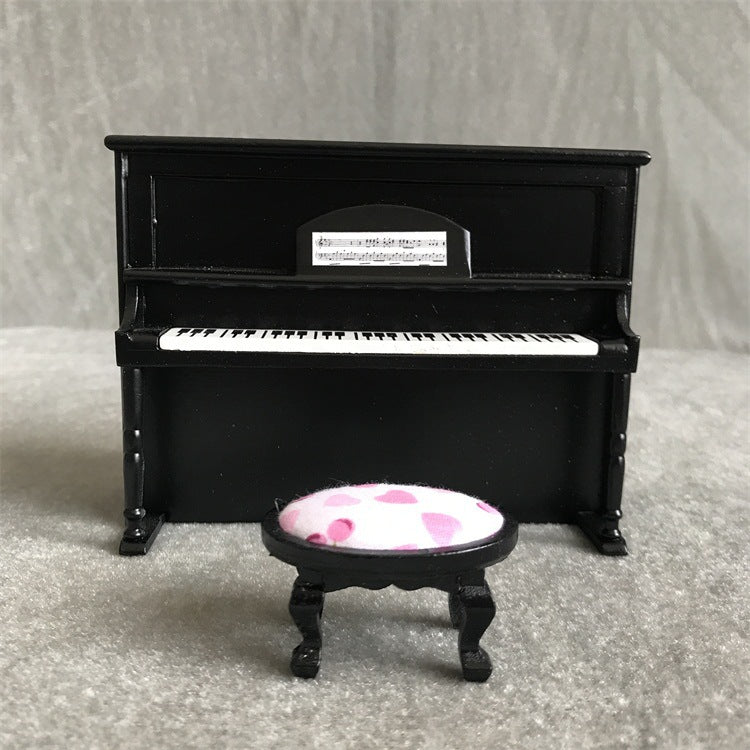 Mini Piano and Stool Model