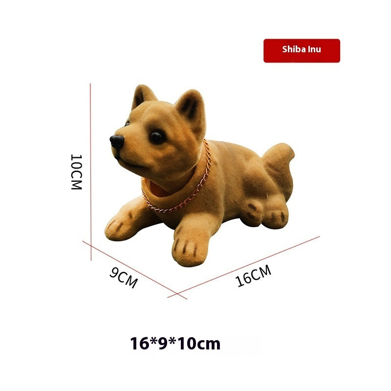Head-shaking Dog Car Decoration