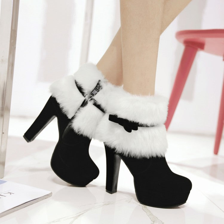Plush High Heels for HER