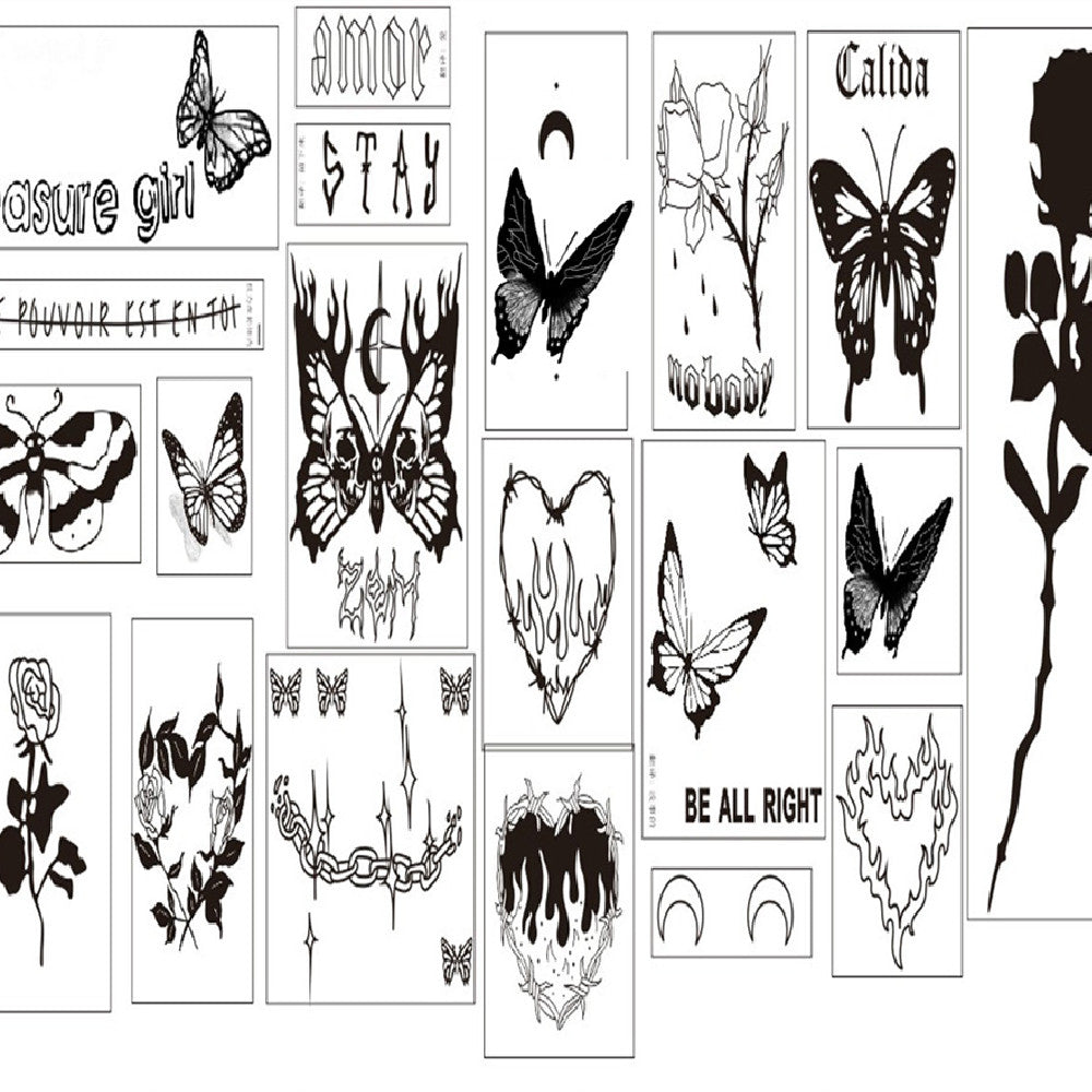Dark Vibe Temporary Tattoos Bundle