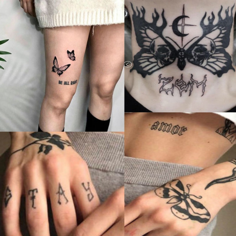 Dark Vibe Temporary Tattoos Bundle